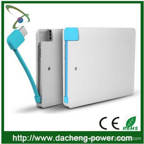 Christmas best selling power bank 2600mah gift credit card power bank